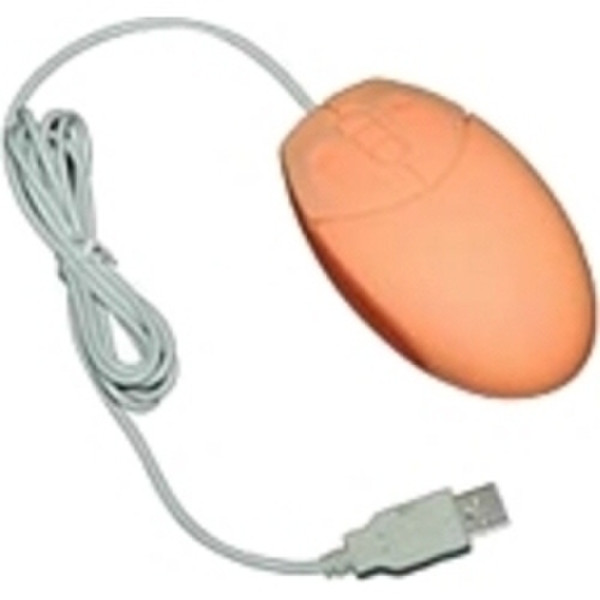 GrandTec MOU-500 USB Оптический Оранжевый компьютерная мышь