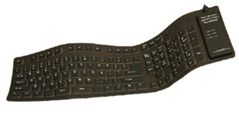 GrandTec FLX-2000 USB+PS/2 Schwarz Tastatur