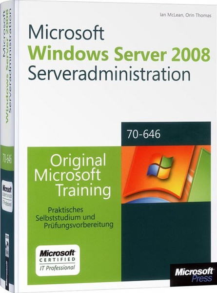 Microsoft Windows Server 2008 Serveradministration German software manual