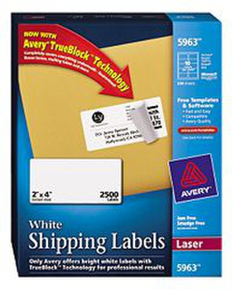 Avery 5963 White addressing label