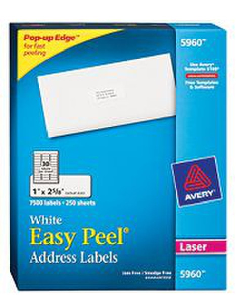 Avery 5960 Белый адресная / почтовая наклейка