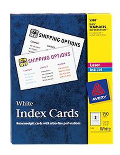 Avery 5388 White 150pc(s) index card