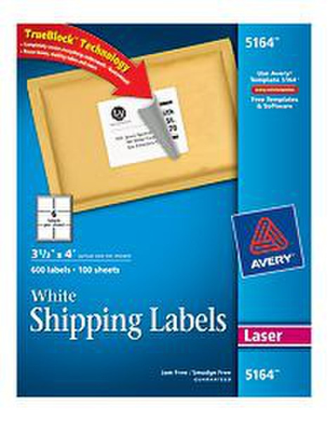 Avery 5164 White 600pc(s) self-adhesive label