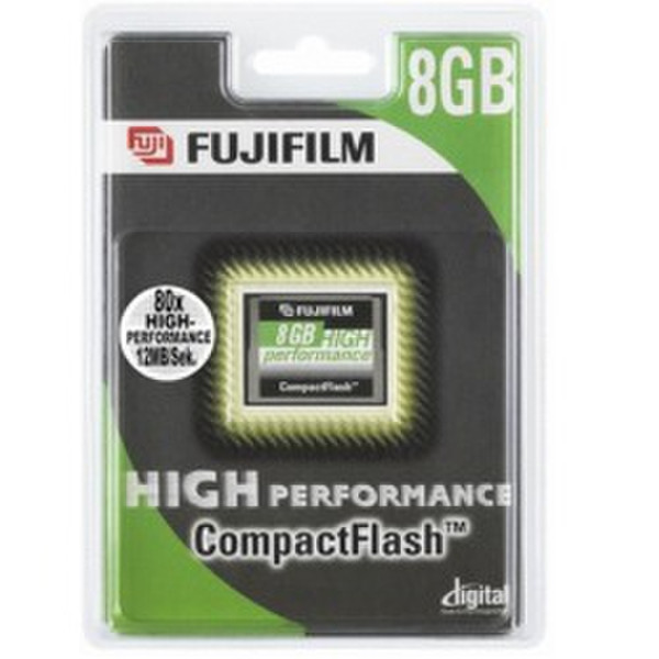 Fujifilm Compact Flash High Performance, 8GB 8GB CompactFlash memory card