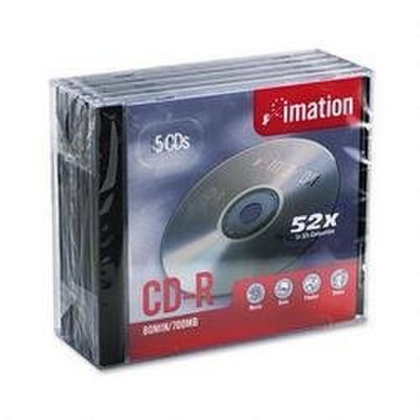 Imation CD-R 52x 5pk Standard Jewel Case CD-R 700MB 5pc(s)