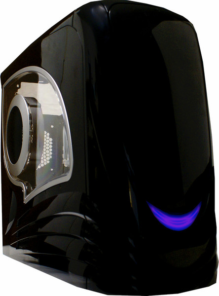 Rasurbo AlienXor GC-02 Midi-Tower Black computer case