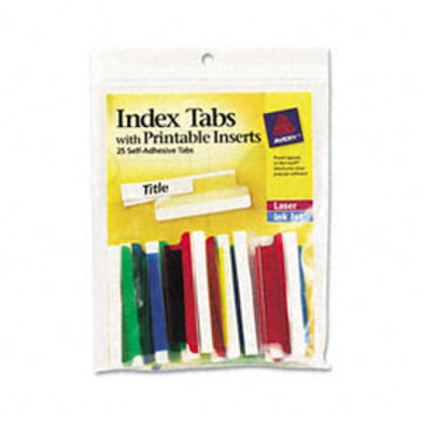 Avery Index Tabs with Printable Inserts
