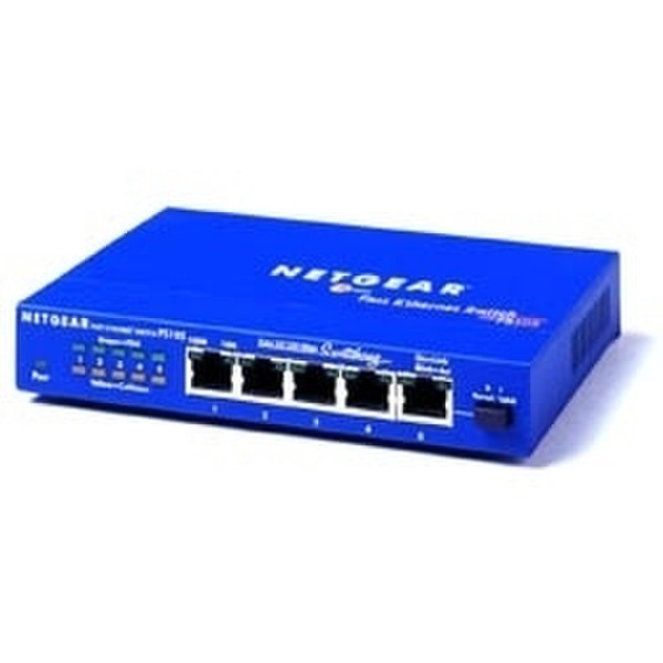 Netgear 5 Port Fast Ethernet Network Switch Неуправляемый