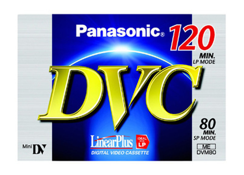 Panasonic AY-DVM80FE MiniDV Tape MiniDV blank video tape