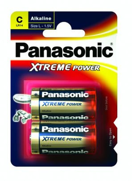 Panasonic LR14X/2BP - XTREME POWER Щелочной 1.5В батарейки