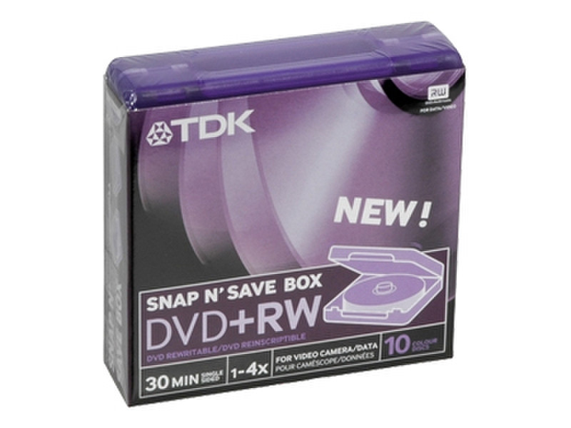 TDK 10 x DVD+RW 1.4 GB 1.4GB DVD+RW 10Stück(e)