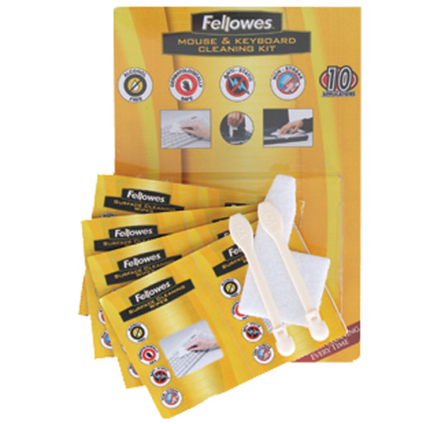 Fellowes Cleaning Kit Труднодоступные места Equipment cleansing dry cloths