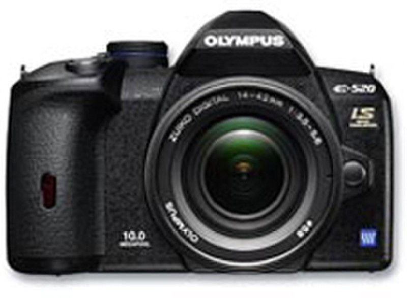 Olympus E-520 Однообъективный зеркальный фотоаппарат с объективом 10МП 4/3