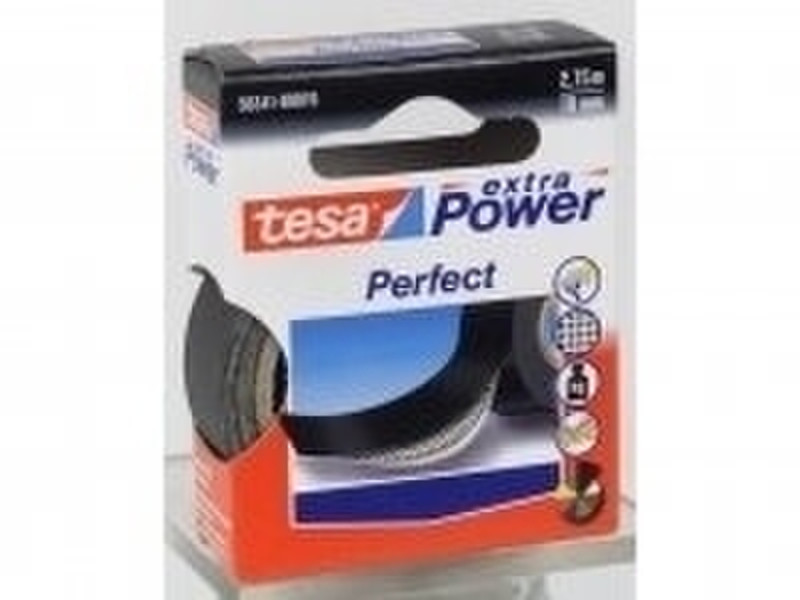 TESA Extra Power Perfect Tape Schwarz Klebeband für das Büro