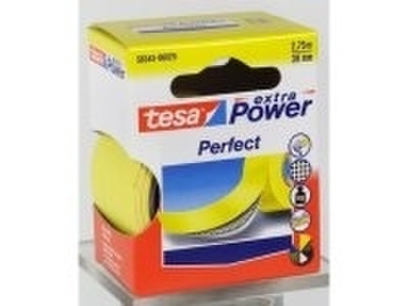 TESA Extra Power Perfect Tape 2.75m Yellow stationery/office tape