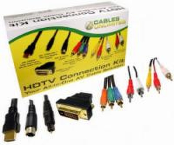 Cables Unlimited Premium HDTV Cable Kit Multicolour wire connector