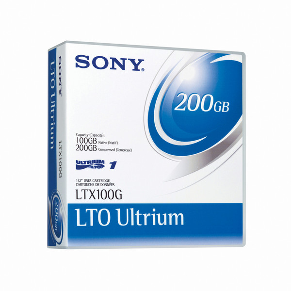 Sony LTX100GWW blank data tape