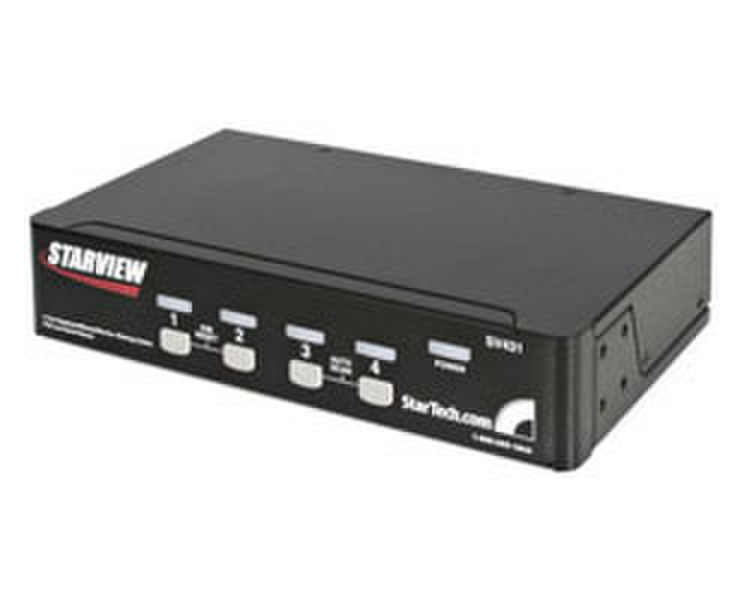 StarTech.com SV431 Schwarz Tastatur/Video/Maus (KVM)-Switch