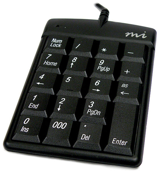 Micro Innovations KP25B USB Black keyboard
