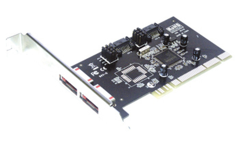 MCL PCI Card ESATA/SATA 2port interface cards/adapter