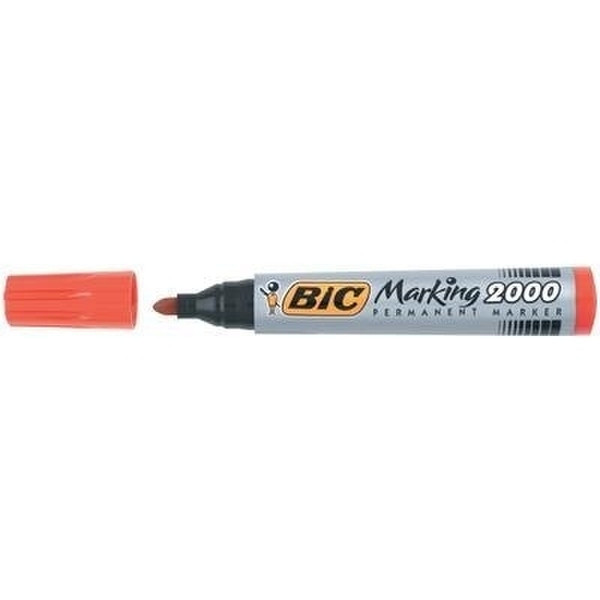 BIC Marking 2000 Пулевидный наконечник Красный 12шт перманентная маркер