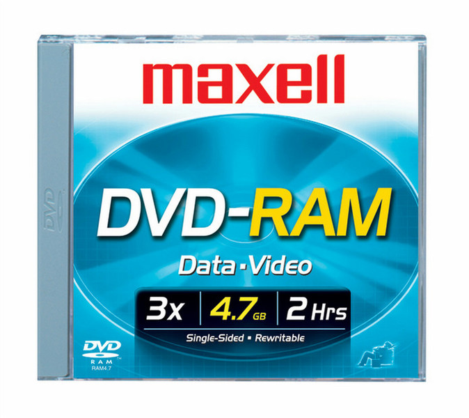 Maxell 636070 4.7GB DVD-RAM 1pc(s) blank DVD