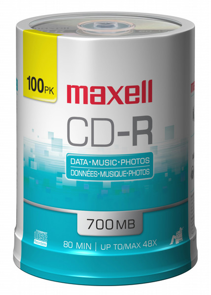 Maxell 648200 CD-R 700MB 100pc(s) blank CD