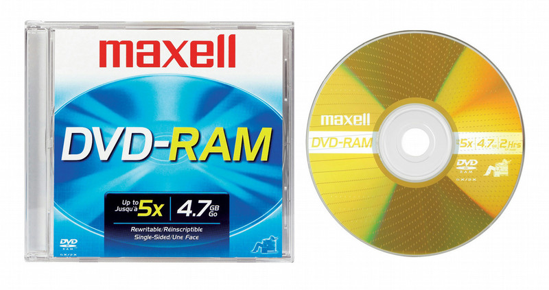 Maxell 636082 4.7GB DVD-RAM 1pc(s) blank DVD