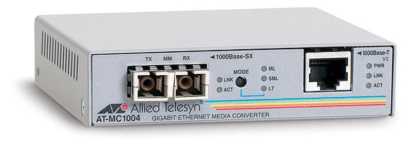 Allied Telesis AT-MC1004 1000Mbit/s 850nm network media converter