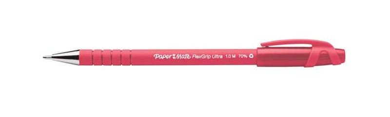 Papermate Flexgrip Ultra Stick ballpoint pen Medium Rot 12Stück(e)