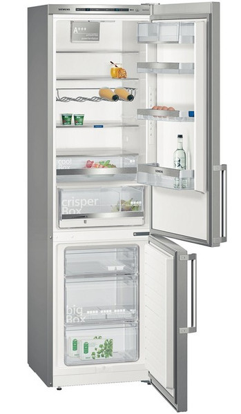 Siemens KG39EAL43 Отдельностоящий 249л 88л A+++ Нержавеющая сталь холодильник с морозильной камерой