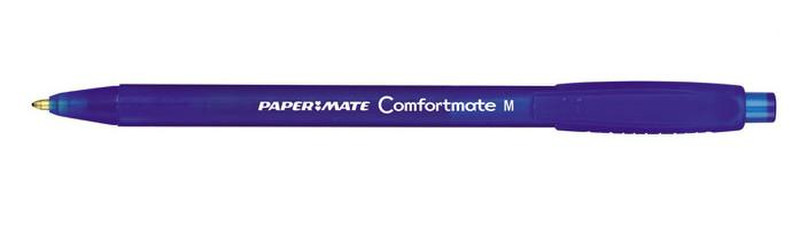 Papermate Comfortmate Clip-on retractable ballpoint pen Medium Blue 12pc(s)