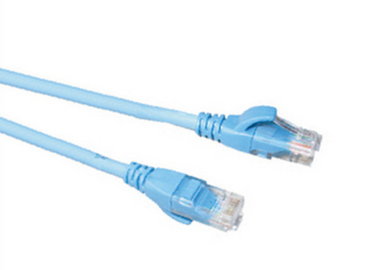 VCOM NP611 1.5м Cat6 U/UTP (UTP) Синий сетевой кабель