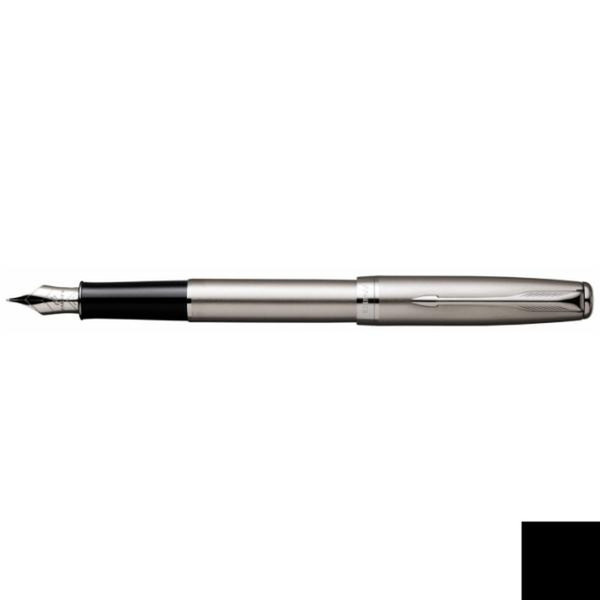 Parker Sonnet Cartridge filling system Black,Silver 1pc(s) fountain pen