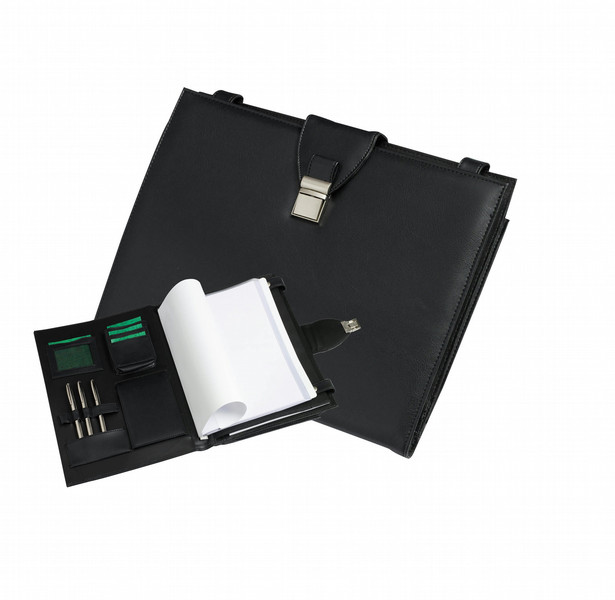 Rillstab Diplomaat A4 Leatherette Black personal organizer