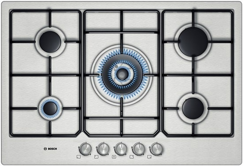 Bosch PCQ815B80E built-in Gas Stainless steel hob