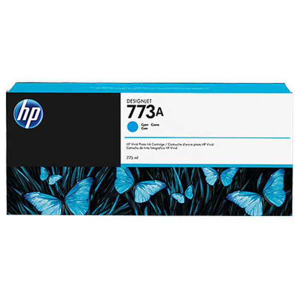 HP 773A 775-ml Cyan Designjet Ink Cartridge print head