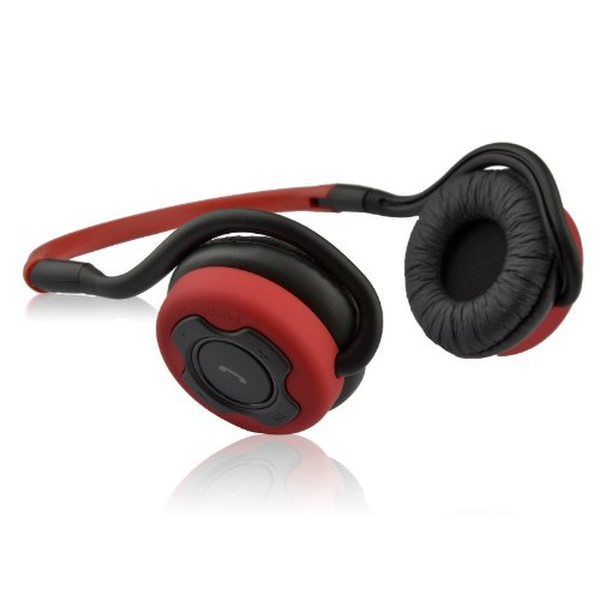NoiseHush NS400 Binaural Kopfband Schwarz, Rot