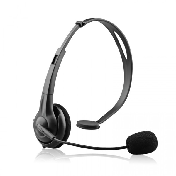 NoiseHush NX70-11825 Head-band Monaural Wired Black mobile headset