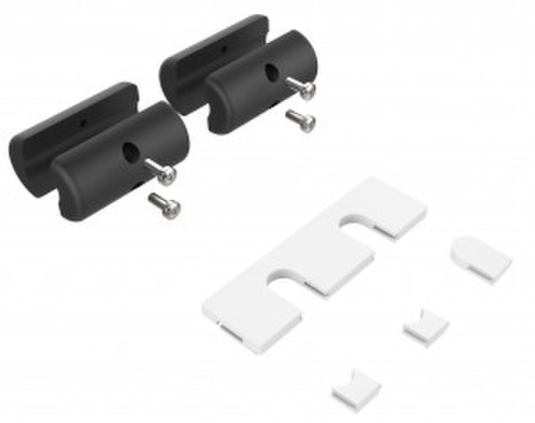 Vision TC2 2HOLE Wall Cable holder Black,White 3pc(s) cable organizer