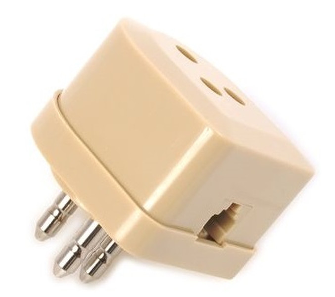 Kraun KR.57 Cream electrical power plug