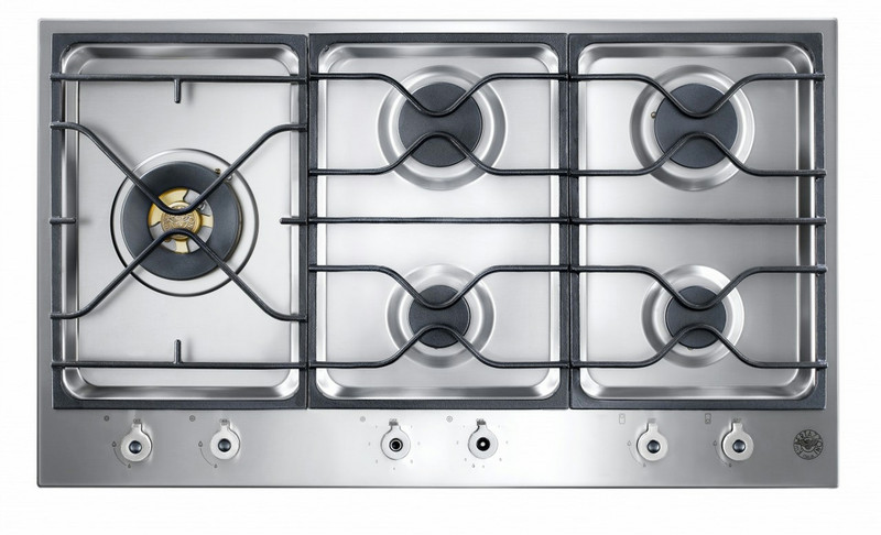 Bertazzoni PM365S0X Встроенный Газ Нержавеющая сталь плита