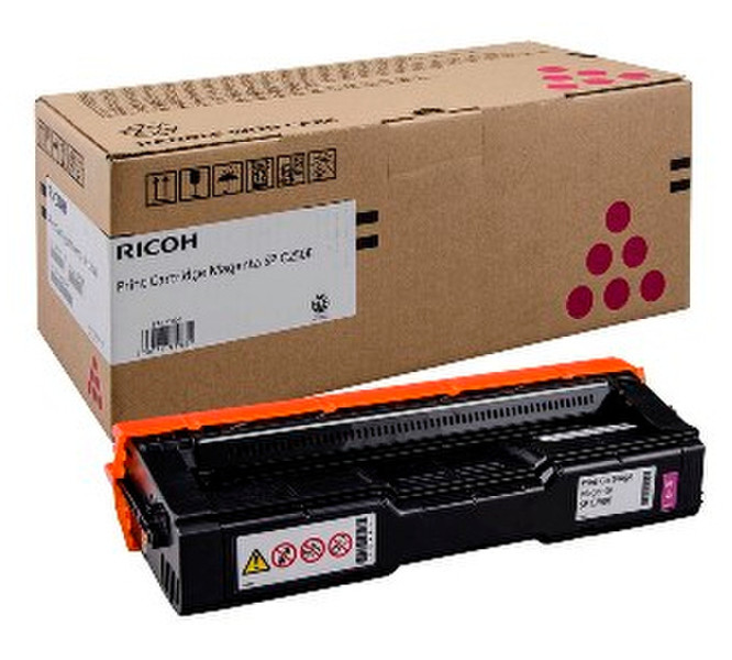 Ricoh 407545 1600pages Magenta laser toner & cartridge