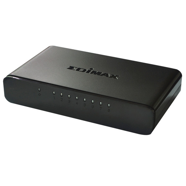 Edimax ES-3308P V2 Управляемый Fast Ethernet (10/100) Черный