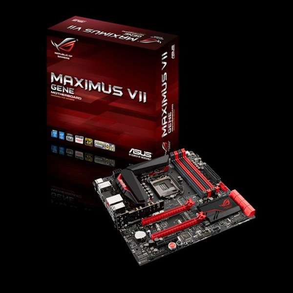 ASUS MAXIMUS VII GENE Intel Z97 Socket H3 (LGA 1150) Micro ATX motherboard