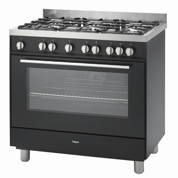 Pelgrim NF941MATA Freistehend Gas hob A Schwarz Küchenherd