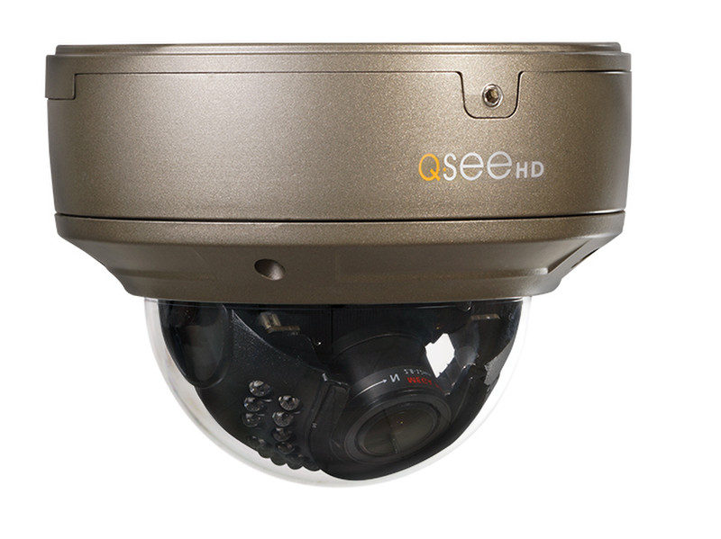 Q-See QTN8022D IP security camera Innen & Außen Kuppel Dunkelgrau Sicherheitskamera