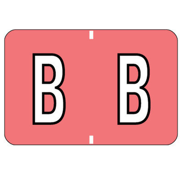 Smead Barkley Color Coded Labels B - Pink 500Stück(e) selbstklebendes Etikett