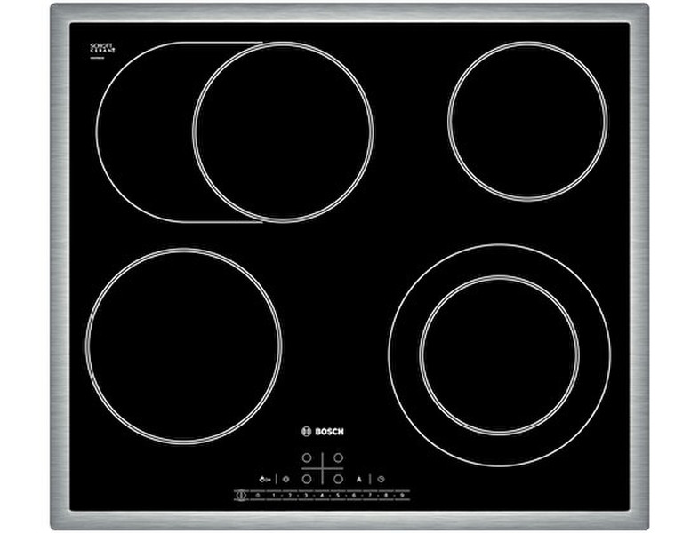 Bosch PKN645F17E built-in Induction Black,Stainless steel hob
