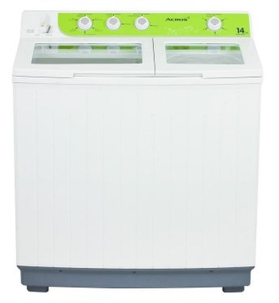 Acros ALD1425YB Отдельностоящий Вертикальная загрузка 14кг Зеленый, Белый стиральная машина